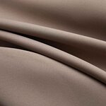 vidaXL Rideau occultant avec anneaux en métal Taupe 290x245 cm