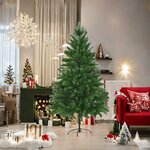 vidaXL Arbre de Noël artificiel aiguilles réalistes 180 cm vert