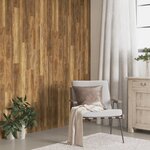 vidaXL Panneaux muraux Aspect bois Marron PVC 4 12 m²