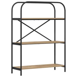 vidaXL Étagère chêne artisanal 80 x 30 x 109 cm Bois d'ingénierie