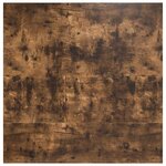 vidaXL Table basse avec tiroirs chêne fumé 100x100x40 cm