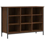 vidaXL Armoire à chaussures chêne marron 100x35x70cm bois d'ingénierie
