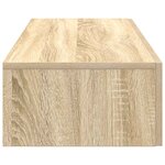 vidaXL Étagère murale avec tiroirs chêne sonoma bois d'ingénierie