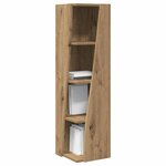 vidaXL Meuble d'angle Blanc 27 5x27x102cm Bois d'ingénierie