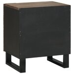 vidaXL Armoires de chevet 2 Pièces 40x33 5x46 cm Bois massif de mangue