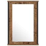 vidaXL Ensemble de mobilier de salle de bain avec étagère 2 Pièces Marron