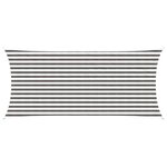 vidaXL Voile d'ombre 2 x 4 5 m HDPE Rectangulaire Gris clair et blanc