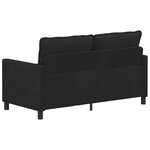 vidaXL Canapé Noir 156 x 81 x 87 5 cm Velours