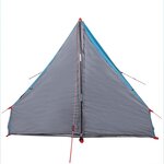 vidaXL Tente de camping en forme de A 2 personnes bleu imperméable