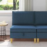 vidaXL Sofa avec rangement Tissu