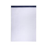 Bloc bureau A5 sans couverture Quadrillé 100 Feuilles 56g CONQUÉRANT