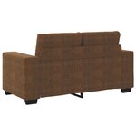 vidaXL Canapé 2 Pièces Marron 221 x 78 x 80 cm Faux cuir
