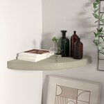vidaXL Étagère d'angle flottante chêne 35x35x3 8 cm MDF