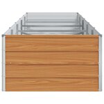 vidaXL Jardinière surélevée Marron Clair 400 x 80 x 45 cm