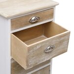 vidaXL Armoire latérale 38x28x86 cm Bois de Paulownia