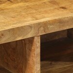 VidaXL Meuble TV mural 60x30x19 cm bois massif de manguier brut
