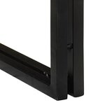 vidaXL Table Gigogne 3 Pièces Bois de Mangue Massif et Métal