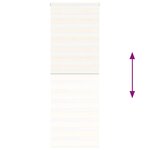 vidaXL Store zèbre beige marbré largeur du tissu 70 9 cm polyester