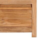 vidaXL Meuble TV 100x30x35 cm bois de teck massif