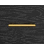 vidaXL Meuble TV Chêne noir 150 x 36 x 30 cm Bois d'ingénierie