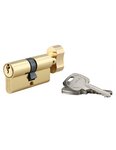 THIRARD - Cylindre de serrure à bouton  30Bx30mm  laiton  3 clés