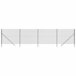 vidaXL Clôture en treillis métallique anthracite 1 4x10 m