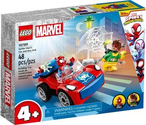 LEGO Marvel - Voiture de Spider-Man et Docteur Octopus - Set 10789 pour Enfants