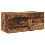 vidaXL Meuble mural Bois ancien 80 x 36.5 x 35 cm Bois d'ingénierie
