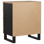vidaXL Table de chevet 50x33x60 cm Bois de manguier et d'ingénierie