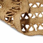 vidaXL Tapis de surface Naturel 122 x 183 cm Jute