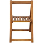 vidaXL Ensemble à manger d'extérieur pliable 5Pièces Bois d'acacia solide