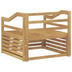 vidaXL Canapé d’extérieur Blanc