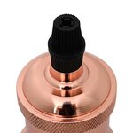 vidaXL Douilles de lampe 2 Pièces bronze or rose E27