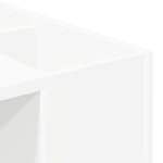 vidaXL Bureau Blanc 109 x 50 x 78 cm Bois d'ingénierie