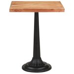 vidaXL Table de bistro 60x60x76 cm Bois d'acacia massif