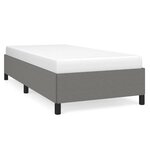 vidaXL Cadre de lit Gris foncé 80x200 cm Tissu