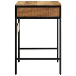 vidaXL Bureau 80x50x75 cm Bois Massif Manguier Brut