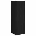 vidaXL Meuble TV mural Noir 30 x 31 x 100 cm Bois d'ingénierie