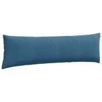 vidaXL Coussins de canapé 2 Pièces Bleu 145 x 40 cm