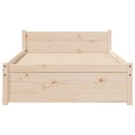 vidaXL Cadre de lit sans matelas bois massif 90x190 cm