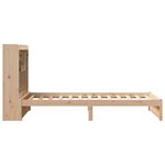 vidaXL Lit bibliothèque sans matelas 100x200 cm bois massif de pin