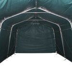 Vidaxl tente amovible pour bétail pvc 550 g/m² 3 3 x 16 m vert foncé