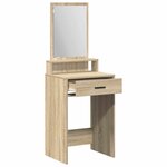 vidaXL Table de Toilette avec tiroir Chêne Sonoma 50 x 41 x 140 cm