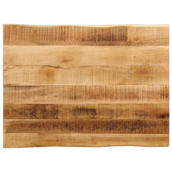 vidaXL Dessus de table bord vivant 70x60x2 5 cm bois de manguier brut