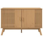 vidaXL Buffet OLDEN marron 114x43x73 5 cm bois massif de pin