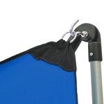 vidaXL Hamac avec support pliable Bleu