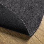 vidaXL Tapis "HUARTE" Anthracite 100x200 cm Ovale