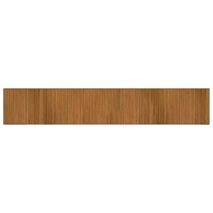 vidaXL Tapis rectangulaire marron 70x400 cm bambou