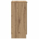 vidaXL Buffet chêne artisanal 30 x 30 x 70 cm Bois d'ingénierie