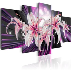 Tableau - violet inspiration l x h en cm 200x100